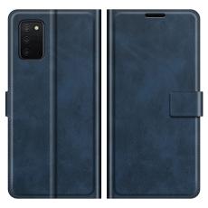  Samsung Galaxy A03s Fodral L&auml;der Bl&aring;
