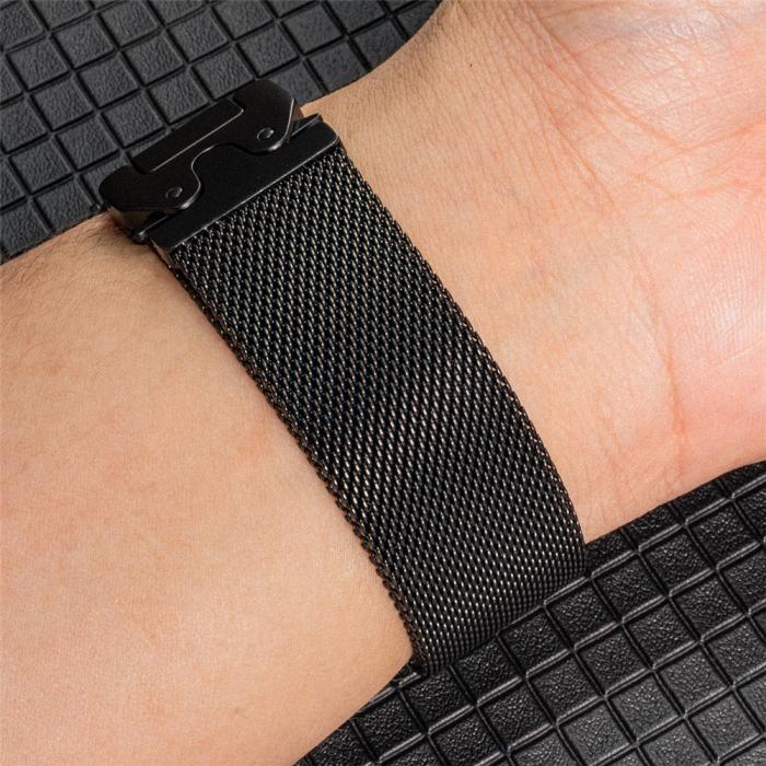Bild 4,  Galaxy Watch 8 46/44/40 mm Armband Milanese Svart