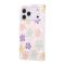  iPhone 17 Pro Fodral RFID Läder Färgglada Blommor