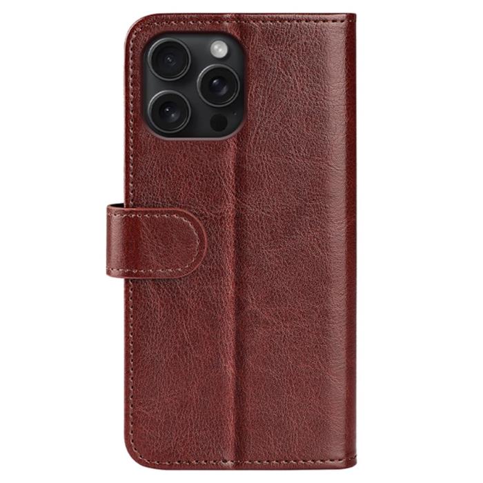 Bild 6,  iPhone 16 Pro Fodral Crazy Horse Brun