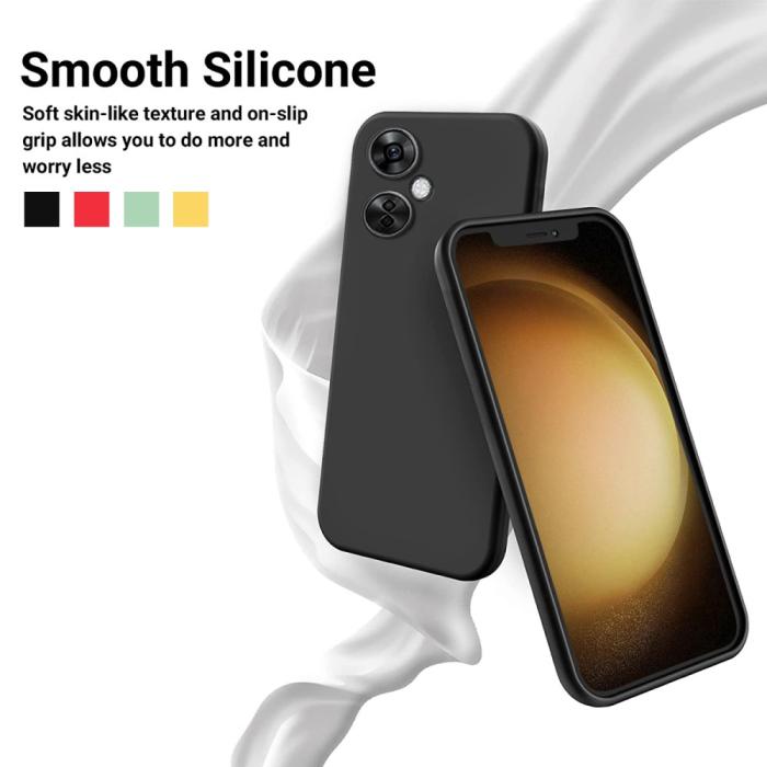 Bild 3,  OnePlus Nord CE 3 Lite 5G Skal Liquid Silikon Svart