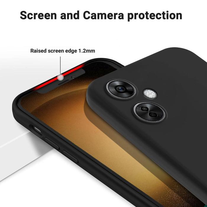 Bild 4,  OnePlus Nord CE 3 Lite 5G Skal Liquid Silikon Svart