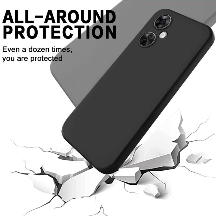 Bild 5,  OnePlus Nord CE 3 Lite 5G Skal Liquid Silikon Svart