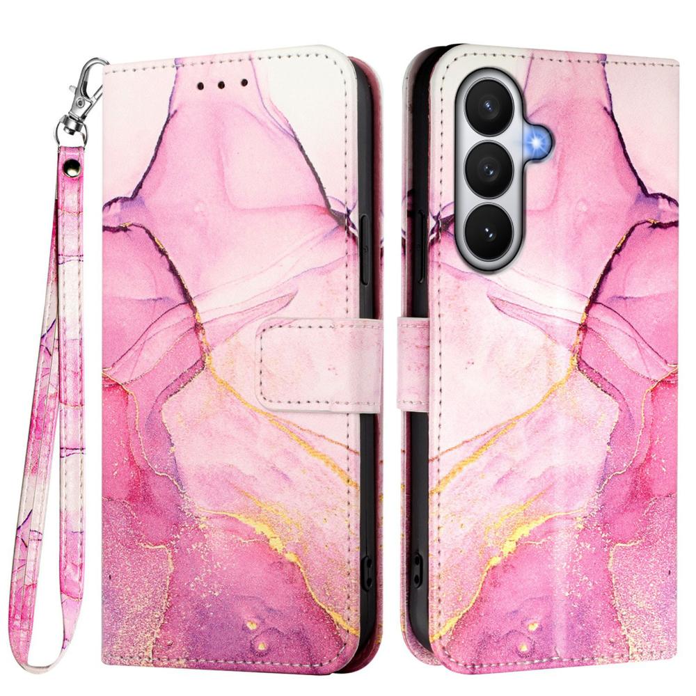  Samsung Galaxy S26 Fodral Marmor Rosa