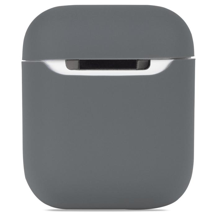 Bild 2, holdit holdit AirPods 1/2 Skal Silikon Space Gray