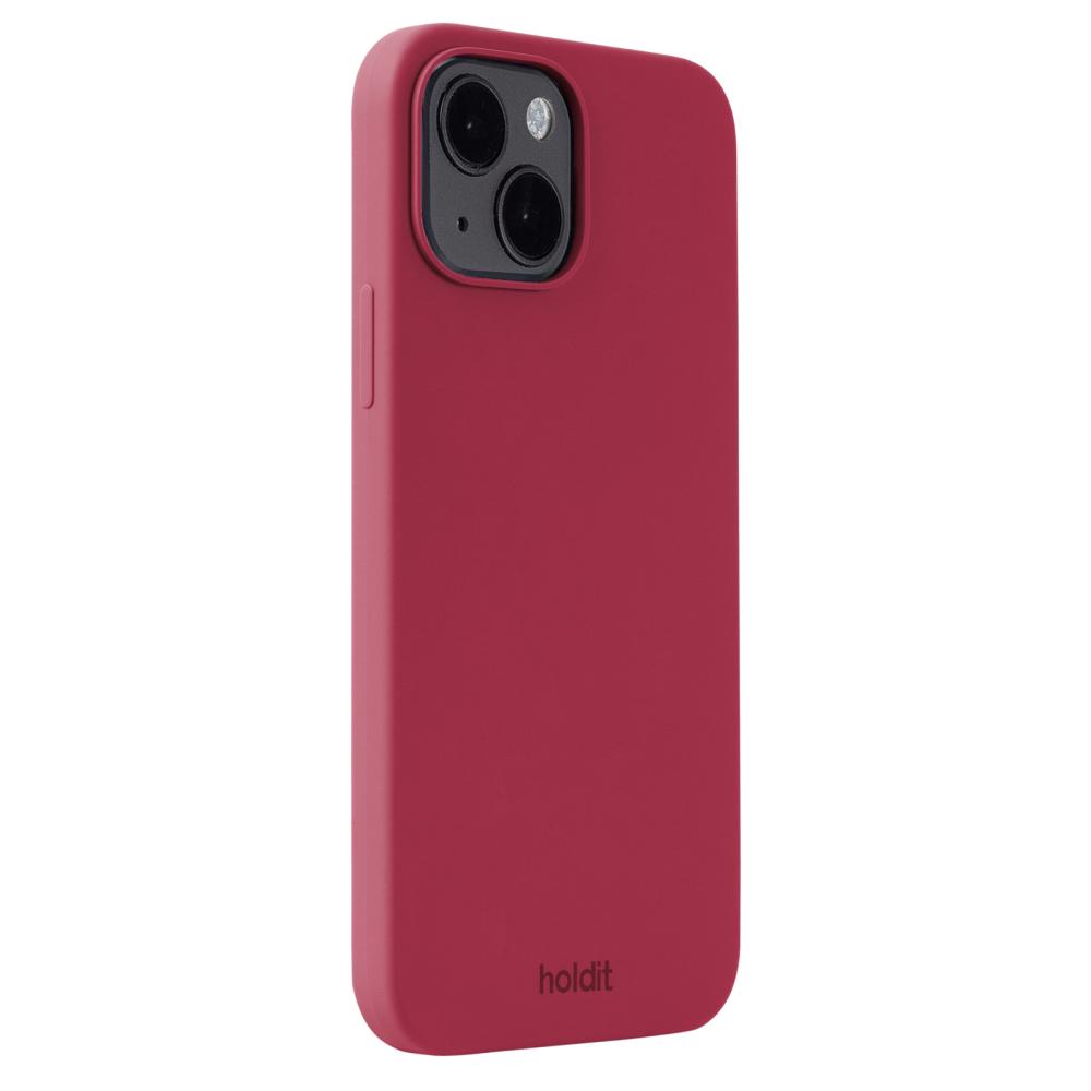 holdit holdit iPhone 15 Mobilskal Silikon Red Velvet