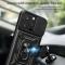  iPhone 15 Pro Max Skal CamShield Ring Hybrid Silver