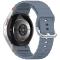  Galaxy Watch 5/5 Pro/6/7/FE Armband Silikon Wave Design Blå