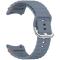  Galaxy Watch 5/5 Pro/6/7/FE Armband Silikon Wave Design Blå
