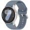  Galaxy Watch 5/5 Pro/6/7/FE Armband Silikon Wave Design Blå