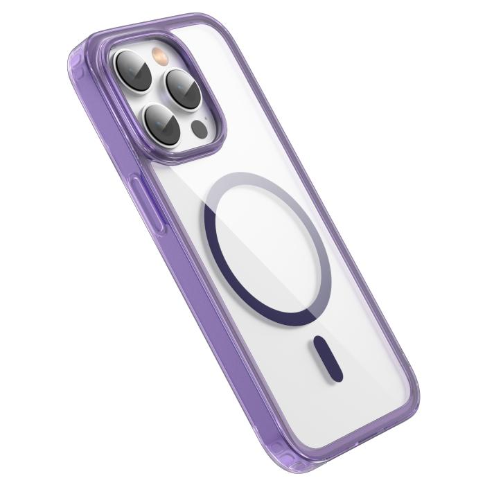 Bild 3, ColorPop ColorPop iPhone 14 Pro Max Skal CH MagSafe Transparent/Lila