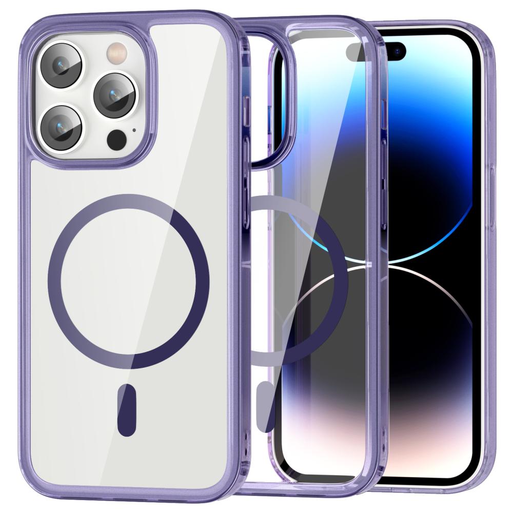 ColorPop ColorPop iPhone 14 Pro Max Skal CH MagSafe Transparent/Lila