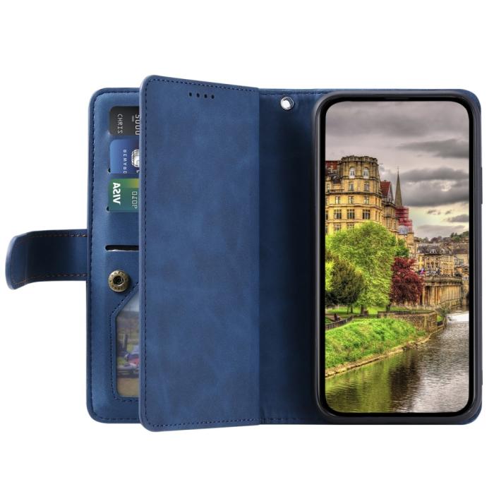 Bild 2,  Xiaomi Redmi Note 14 Pro/Pro Plus 5G Fodral Multifunktionell Blå