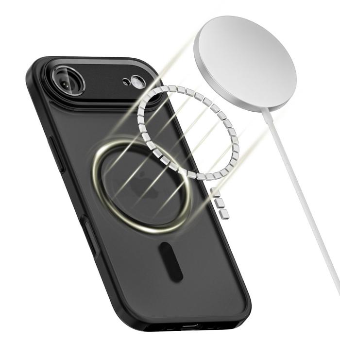 Bild 3, Tech-Protect Tech-Protect iPhone Air Skal MagSafe MagCam Matt Svart