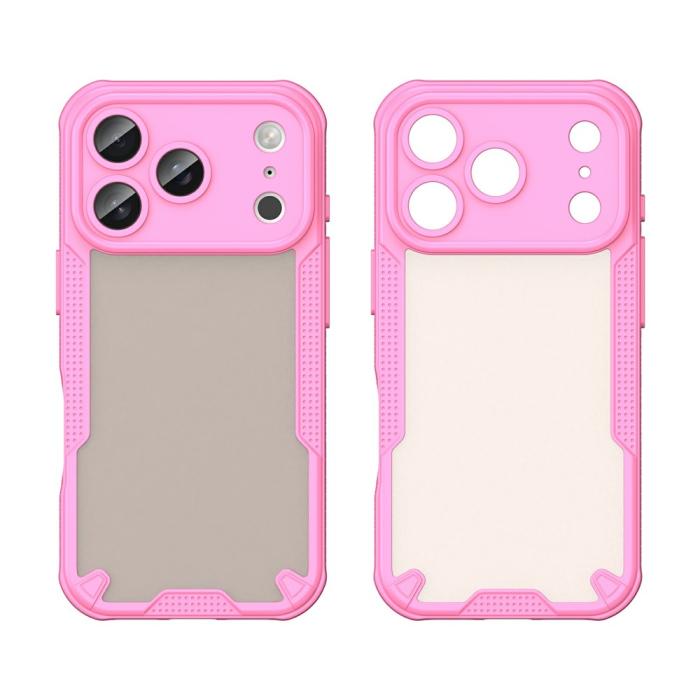 Bild 2,  iPhone 18 Pro Max/17 Pro Max Skal Frostat Transparent/Rosa