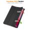  Lenovo Tab M11 Fodral Tri-Fold Läder Svart