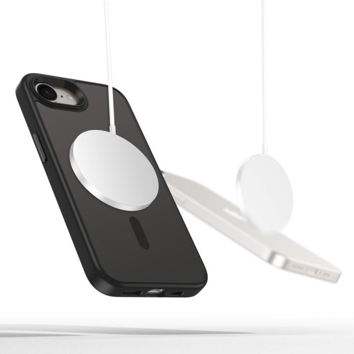 Bild 2, Tech-Protect Tech-Protect iPhone 17e / 16e Skal MagSafe MagMat Matt Svart