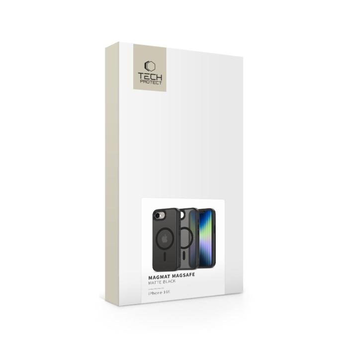Bild 5, Tech-Protect Tech-Protect iPhone 17e / 16e Skal MagSafe MagMat Matt Svart