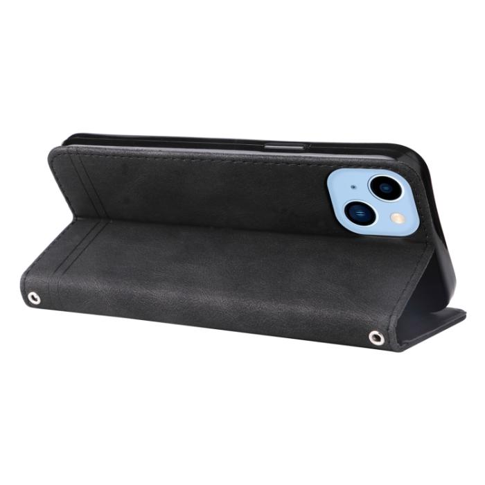 Bild 5,  iPhone 14 Plus Fodral Skin Touch Svart