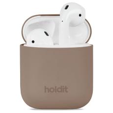 holdit holdit AirPods Nyg&aring;rd Skal Silikon Mocha Brown