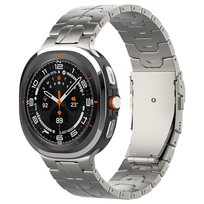 Bild 2,  Samsung Galaxy Watch 8 46/44/40 mm Armband Metall Titanium