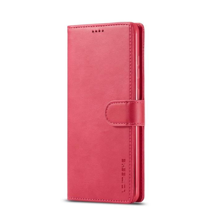 Bild 2, LC.IMEEKE LC.IMEEKE Samsung Galaxy A33 5G Fodral Läder Röd/Rosa