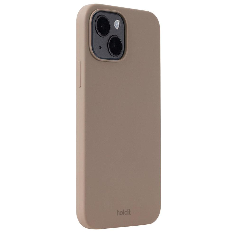 holdit holdit iPhone 15 Mobilskal Silikon Mocha Brown