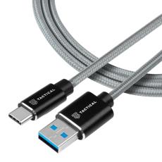 Tactical Tactical 30cm 15W 3A USB-C Laddkabel Nylon Gr&aring;