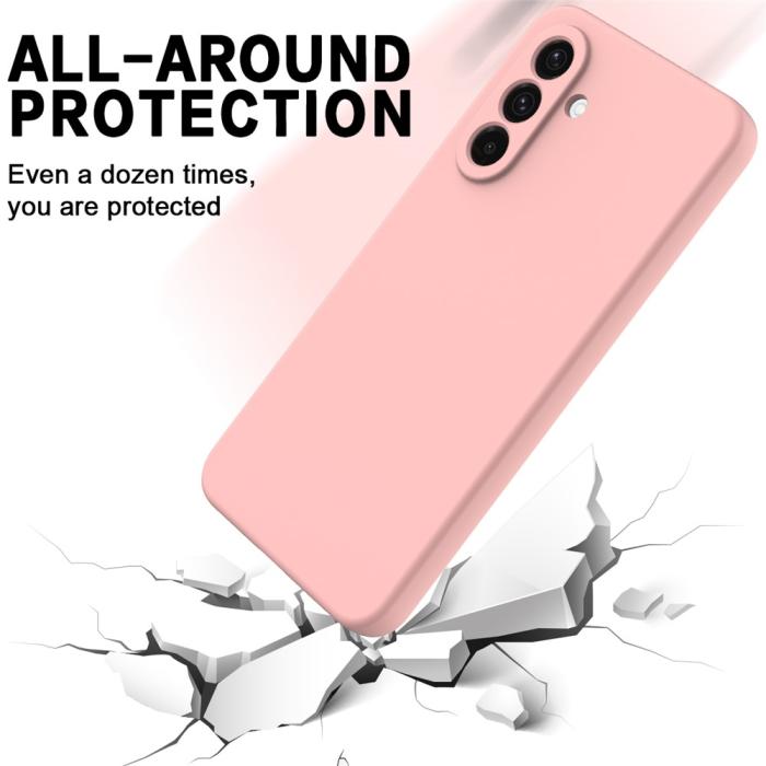 Bild 5,  Samsung Galaxy A17 Skal Liquid Silikon Rosa