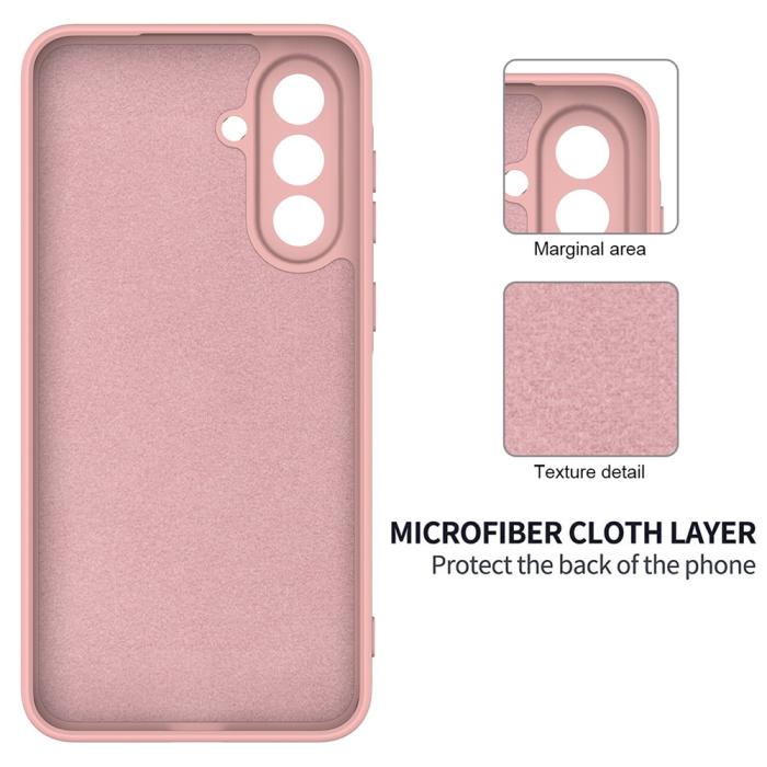 Bild 6,  Samsung Galaxy A17 Skal Liquid Silikon Rosa