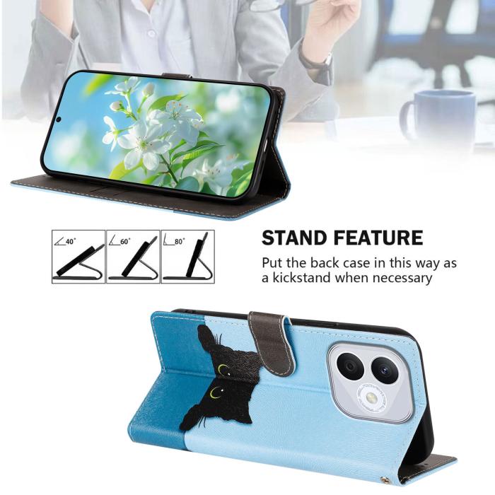 Bild 2,  Honor 400 Lite Fodral Med Tryck Katt