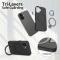  iPhone 17 Skal MagSafe Kickstand Hybrid Svart