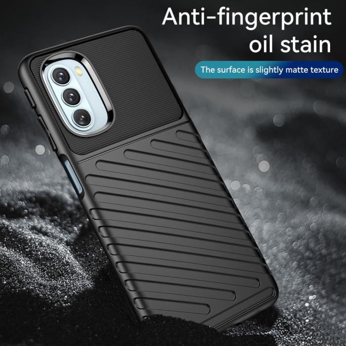 Bild 5,  Motorola Moto G51 Skal Twill Textur Svart