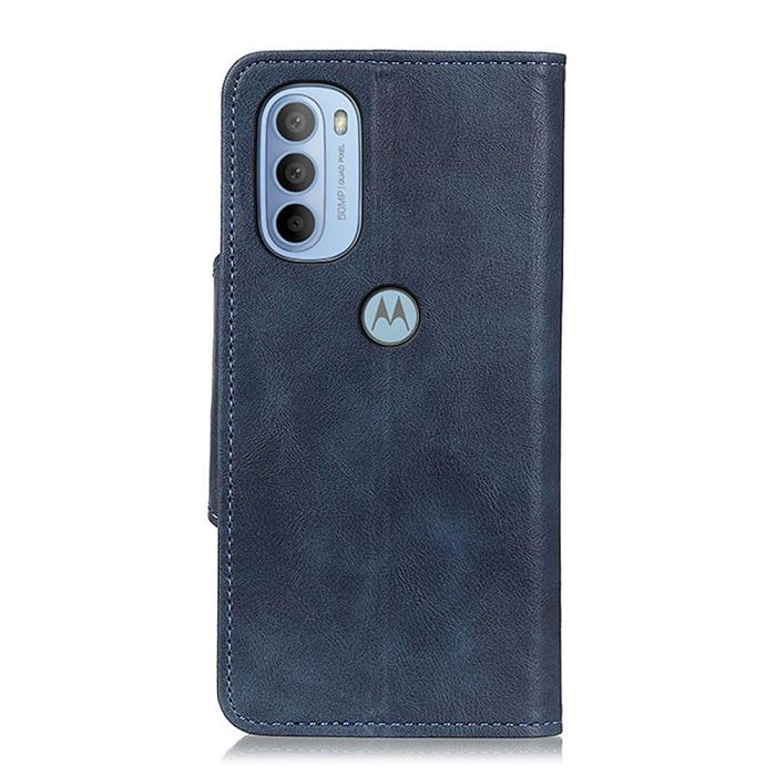 Bild 3,  Motorola Moto G31 / G41 Fodral Mässing Magnet Blå