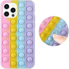  iPhone 12 Pro Max - Pop It Fidget Skal - Multicolor