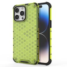  iPhone 15 Pro Max Skal Honeycomb Shockproof Gr&ouml;n