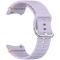  Galaxy Watch 5/5 Pro/6/7/FE Armband Silikon Wave Design Lila