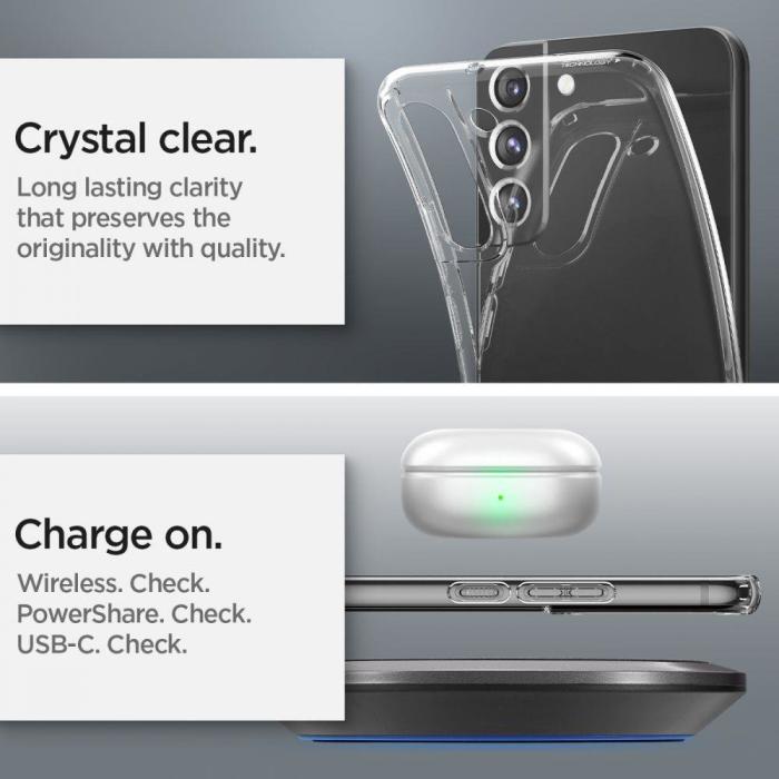 Bild 6, Spigen Spigen Samsung Galaxy S22 Plus Skal Liquid Crystal