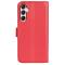  Samsung Galaxy A25 5G Fodral Litchi Läder Röd