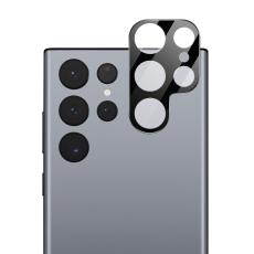  Samsung Galaxy S23 Ultra Linsskydd H&auml;rdat Glas Svart