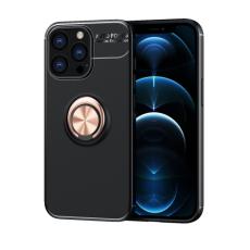  iPhone 14 Pro Max Skal Ring Svart/Ros&eacute;guld