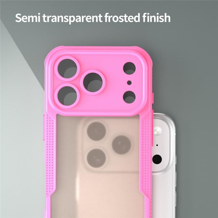 Bild 4,  iPhone 18 Pro Max/17 Pro Max Skal Frostat Transparent/Rosa