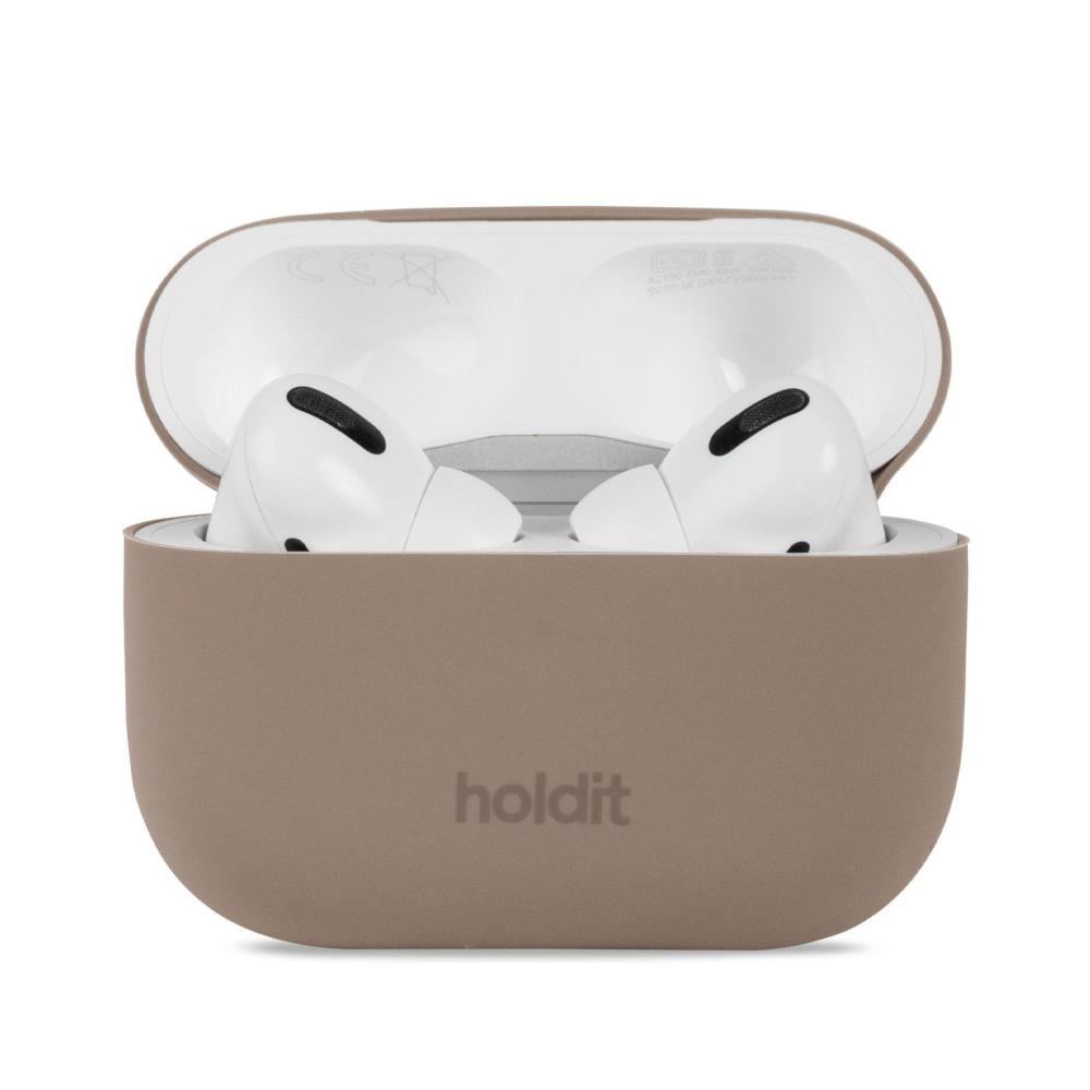 holdit holdit AirPods Pro Nygård Skal Silikon Mocha Brown