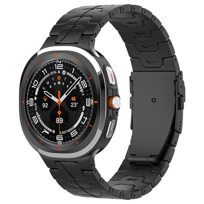Bild 2,  Samsung Galaxy Watch 8 46/44/40 mm Armband Metall Svart