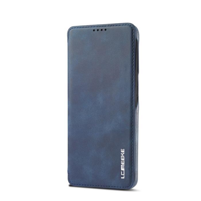 Bild 2, LC.IMEEKE LC.IMEEKE Samsung Galaxy S22 Fodral Flip Retro Blå