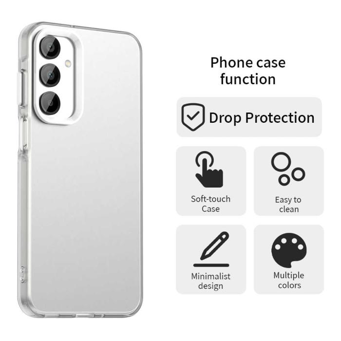 Bild 4,  Samsung Galaxy A36 5G/A56 5G Skal Hybrid Matt Vit