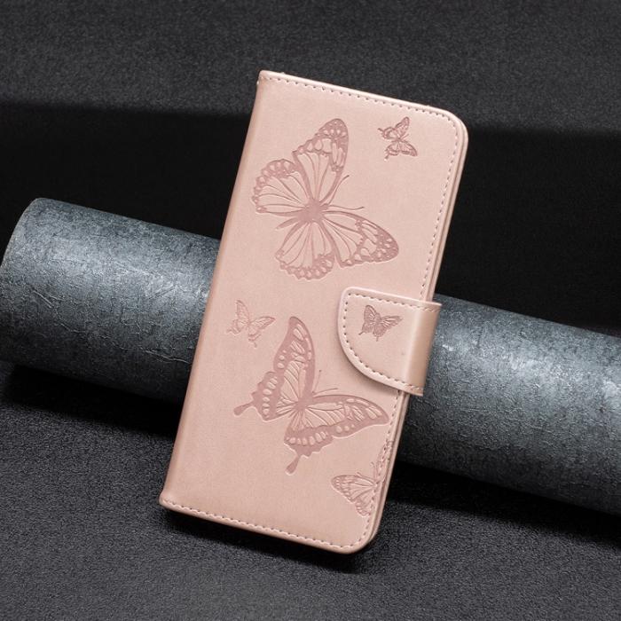 Bild 5,  Xiaomi 12 Fodral Tryck Butterfly Roséguld