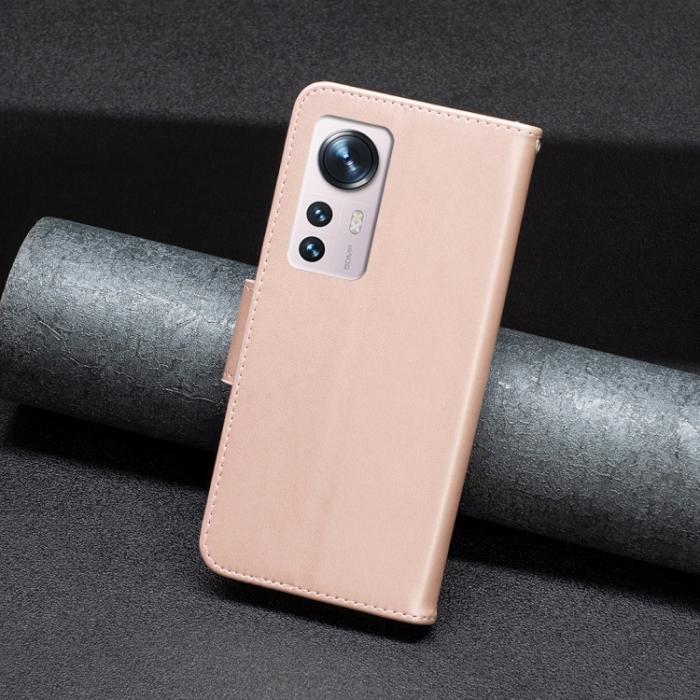 Bild 6,  Xiaomi 12 Fodral Tryck Butterfly Roséguld