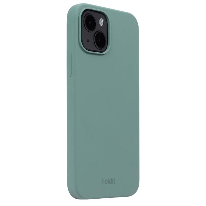 Bild 2, holdit holdit iPhone 15 Mobilskal Silikon Moss Green