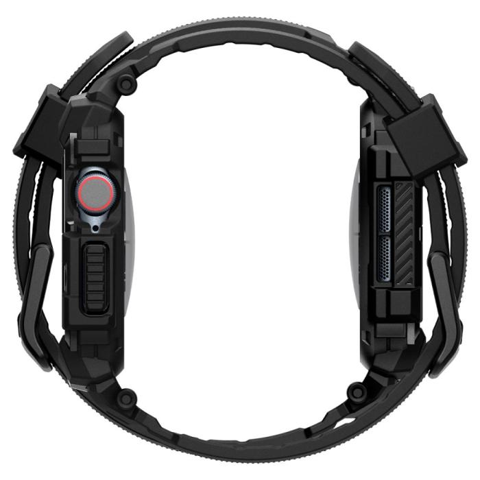 Bild 3, Spigen Spigen Apple Watch 11/10 42 mm Skal/Armband Rugged Armor 'Pro' Matt